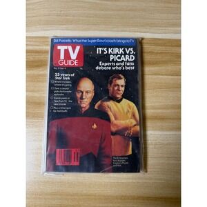 TV Guide Magazine August 31-September 6 1991 Star Trek Kirk Picard Cover